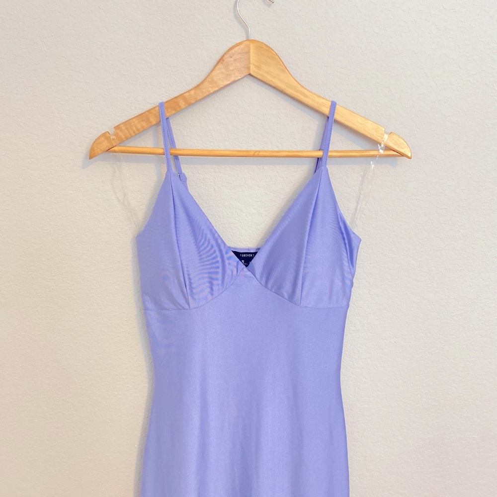 Purple formal floor length dress